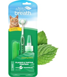 TropiClean Fresh Breath Oral Care Kit for Cats, 2oz