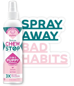 TropiClean Chew Stop Behavior Aid Puppy Spray, 8oz
