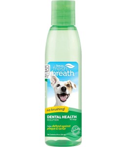 TropiClean Fresh Breath Dental Health Solution for Dogs, 16oz