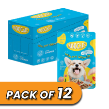 Moochie Dog Food Puppy Casserole with Chicken - Healthy Growth Pouch 85g Pack of 12