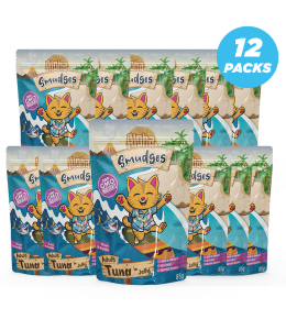 Aloha Smudges Tuna Adult Cat wet food in Jelly 85g Pouch Pack of 12
