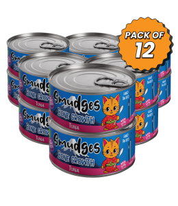 Smudges Kitten Tuna Minced in Soft Jelly 60g Pack of 12