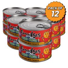 Smudges Adult Cat Chicken With Salmon In Gravy 80g Pack of 12