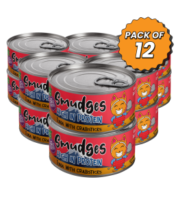 Smudges Adult Cat Tuna with Crabsticks in Gravy 80g Pack of 12
