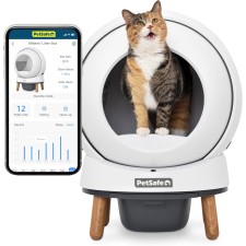 Pet Safe Ecom Smartspin Auto Litter Box Automatic Cat Litter Box