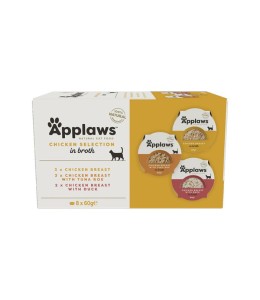APPLAWS MULTIPACK CHICKEN SELECTION 8X60G