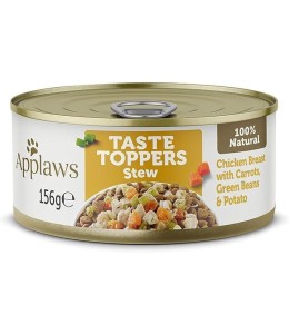 Applaws Taste Topper Broth Chicken with Carrot Veg Dog Tin 156g