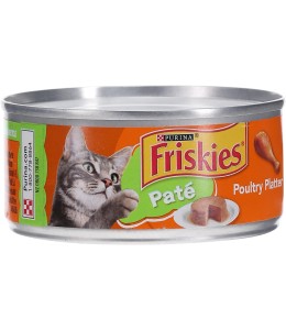 Nestle Purina Friskies Pate Cat Wet Food Poultry Platter 5.5oz