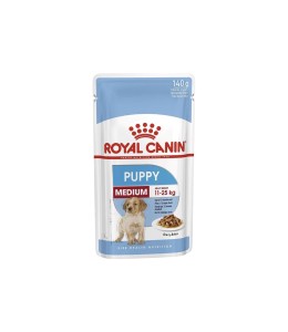 Royal Canin Size Health Nutrition Medium Puppy (WET FOOD - 140g Pouch)