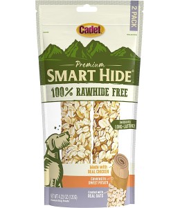 Cadet 2 pk. Smart Hide Rawhide Free Oats w/ Display  Dog Treats & Chews