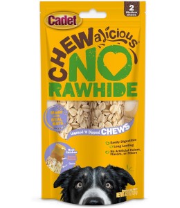 Cadet 2 pk Chewalicious® Layered N Dipped Chews - Oats  Dog Treats & Chews