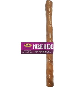 Cadet 10" Pork Roll Twist Dog Treats & Chews