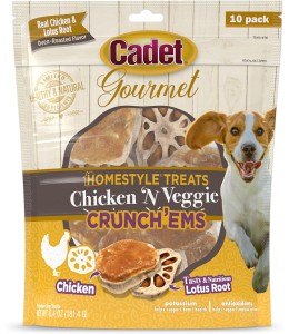 Cadet 10 pk Chicken N Veggie Crunchems Dog Treats & Chews