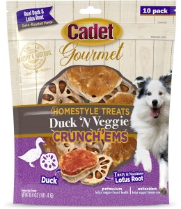 Cadet 10 pk Duck N Veggie Crunchems Dog Treats & Chews