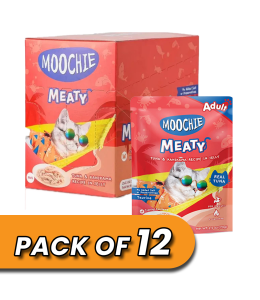 Moochie Cat Food Tuna & Kanikama Recipe in Jelly Pouch 70g Pack of 12