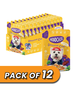 Moochie Dog Food Casserole with Chicken Liver - Digestive Care Pouch 85g Pack of 12