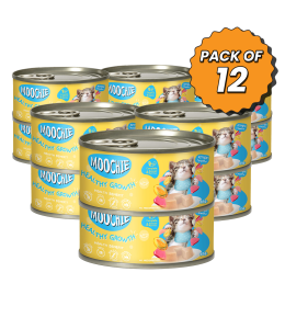 MOOCHIE KITTEN MOUSSE TUNA & CHICKEN RECIPE 85g Can Pack of 12