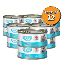 MOOCHIE ADULT LOAF WITH TUNA 85g Can Pack of 12