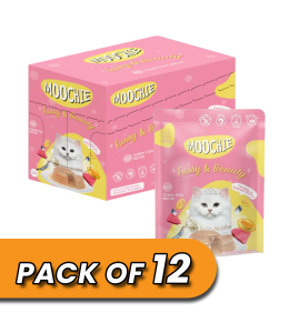 Moochie Fussy & Beauty Ocean Fish Recipe 70g Pack of 12