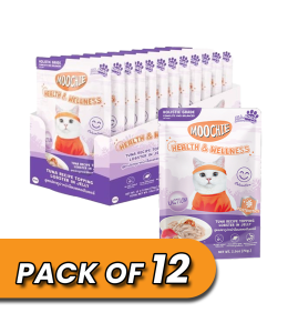 Moochie Tuna Recipe Topping Lobster In Jelly Cat Food for Health Wellness & Fitness 70g Pack of 12