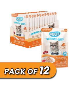 Moochie Tuna Recipe Topping Katsuobushi In Jelly Cat Food for Urinary Care 70g Pack of 12