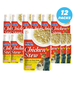 INABA chicken & cheese recipe 40g /per Pc - Pack of 12