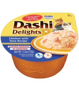 Inaba Cup Dashi Delights Chicken with Tuna 70g - Pack of 12