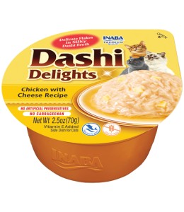 Inaba Cup Dashi Delights Chicken with Cheese - 70g - Pack of 12