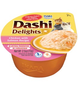 Inaba Cup Dashi Delights Chicken with Salmon - 70g - Pack of 12