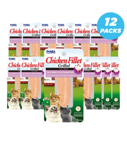 INABA CHICKEN EXTRA TENDER IN CRAB BROTH 25 g /per Pc - Pack of 12