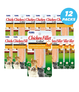 INABA CHICKEN IN CHICKEN BROTH 25 g /per Pc - Pack of 12