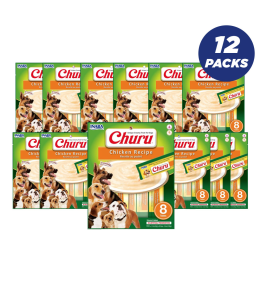INABA CHURU chicken recipe 56g/4 sticks per pack - Pack of 12