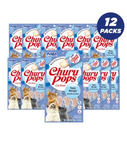 INABA CHURU CHURU POPS TUNA 60g/4 sticks per pack - Pack of 12