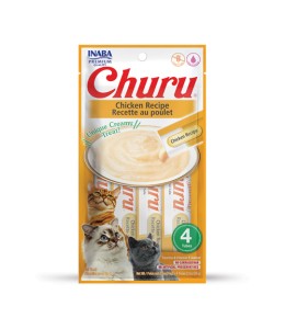 Inaba Churu Chicken 56g - 4 Sticks Per Pack - Pack of 12