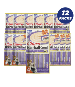 Inaba Churu Hairball Control Tuna - 56g - Pack of 12
