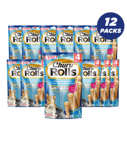 INABA CHURU chicken recipe wraps tuna with scallop recipe 40g/4 sticks per pack - Pack of 12