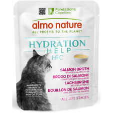 Almo Nature Hydration Help Salmon Broth with Salmon Fillet Wet food 50 g