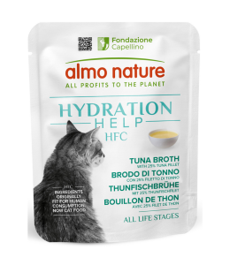 Almo Nature Hydration Help Tuna Broth with Tuna Fillet Wet food 50 g