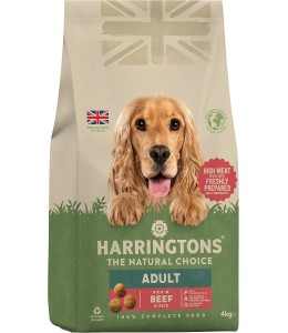 Harringtons Complete Beef Adult Dry Dog Food 4KG