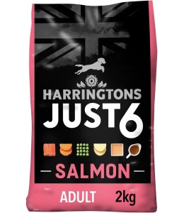 Harringtons Just 6 Salmon Grain Free Adult Dry Dog Food 2KG