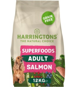 Harringtons Superfoods Salmon with Vegetables Adult Dry Dog Food 12KG
