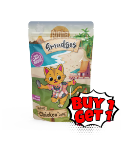 Buy 1 Get 1 free Aloha Smudges Chicken Adult Cat wet food in Jelly 85g Pouch