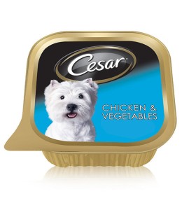 Cesar Chicken and Vegetables Wet Dog Food - 100G