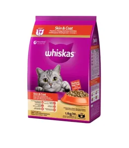 Whiskas Adult Chicken & Salmon Dry Cat Food - 1.1KG