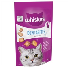 Whiskas DentaBites with Chicken Cat Treats - 40G