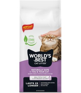 World's Best Cat Litter Scented Multi Cat Clumping  8Lb