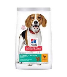 Hill's Perfect Weight medium - dry food for dogs with Chicken 2 kg