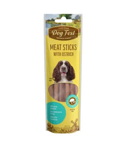Dog Fest Meat Sticks with Ostrich for Adult Dogs 45g