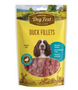 Dog Fest Duck Fillets For Adult Dogs - 90g - 3.17oz