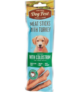 Dog Fest Turkey Stick with Colostrum 45g